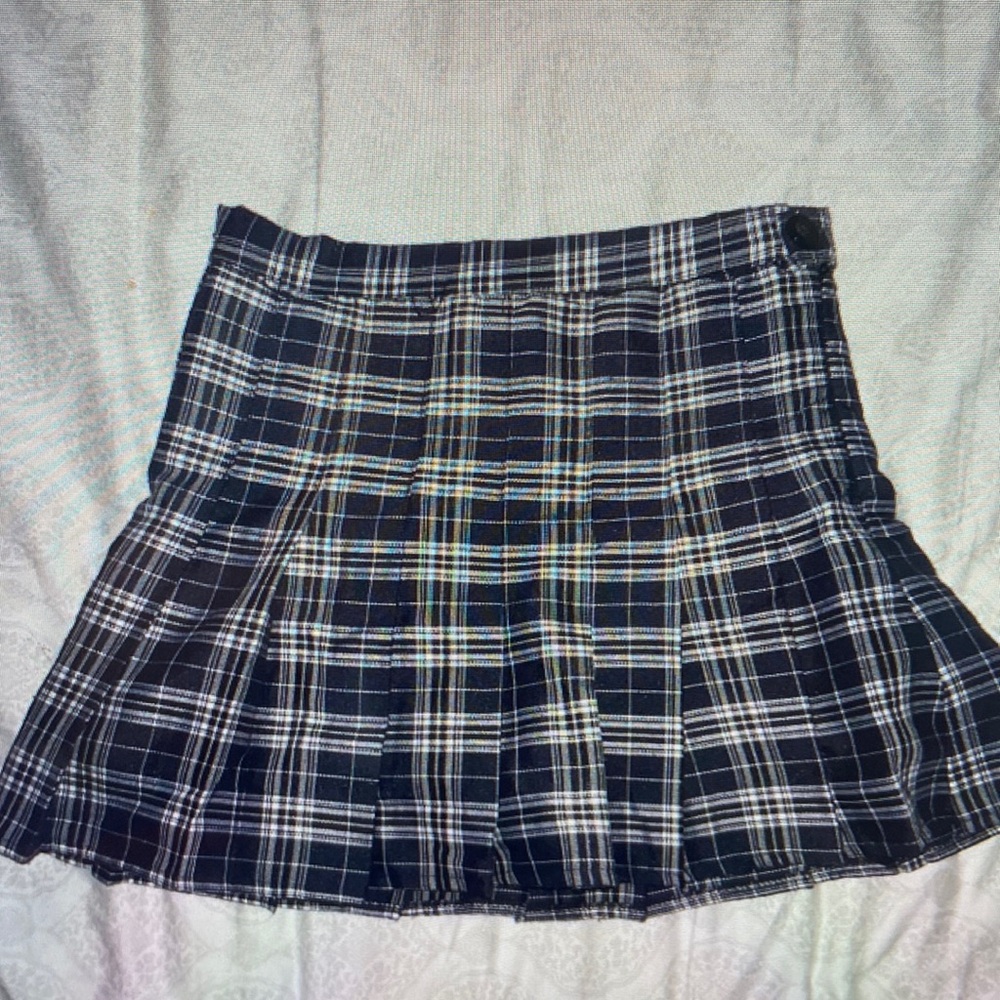 Women's Navy and Blue Skirt